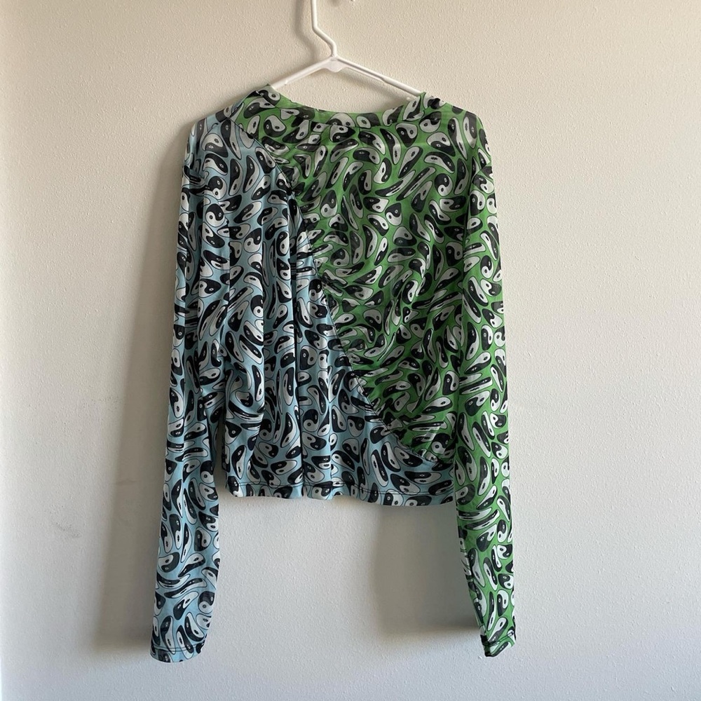 Collusion Mesh Split Ying & Yang Long Sleeve